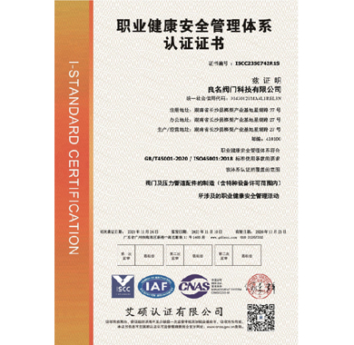 良名閥門_技術(shù)認(rèn)證